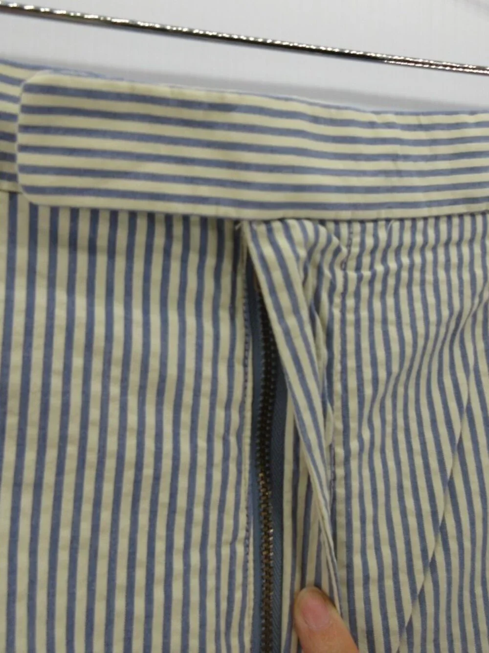 Polo Ralph Lauren Shorts 44B Big Seersucker Stripe Classic Y2K Preppy